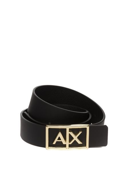 cintura con ardiglione nero ARMANI EXCHANGE | 9411864F786-19921